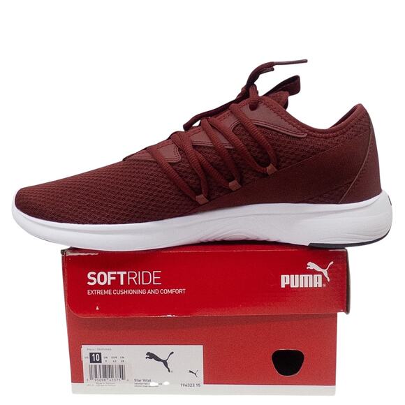 Puma Women’s Star Vital Sneakers Burgundy Intense Red Size 10 - Picture 1 of 7